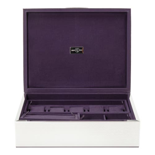 Wolf Silver Watch Jewelry And Legacy Box In Silver