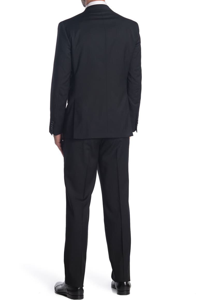 Jarrow Trim Fit Jacket, Alternate, color, BLACK