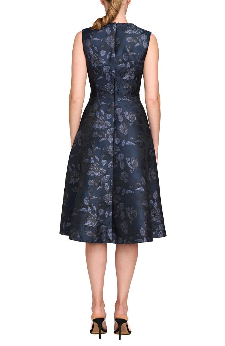 Kay Unger Lottie Sleeveless Fit & Flare Dress, Alternate, color,