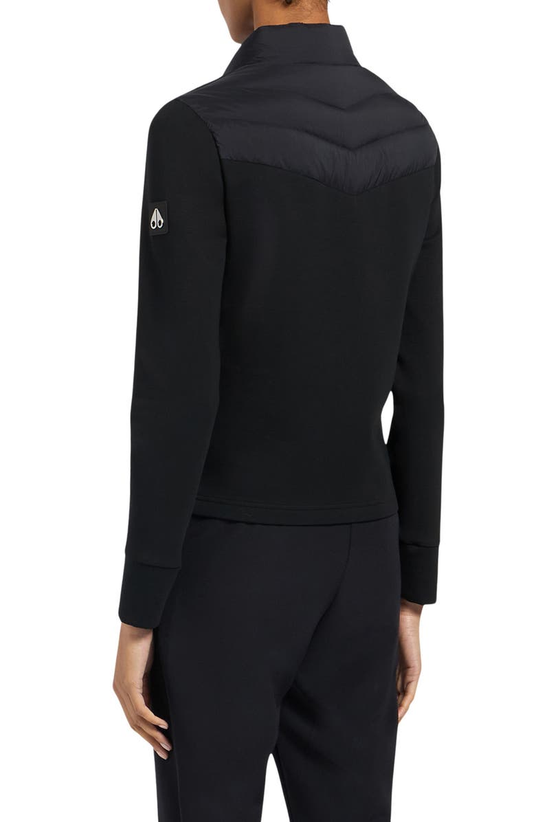 Moose Knuckles Beaconsfield Mixed Media Down Jacket, Alternate, color, 