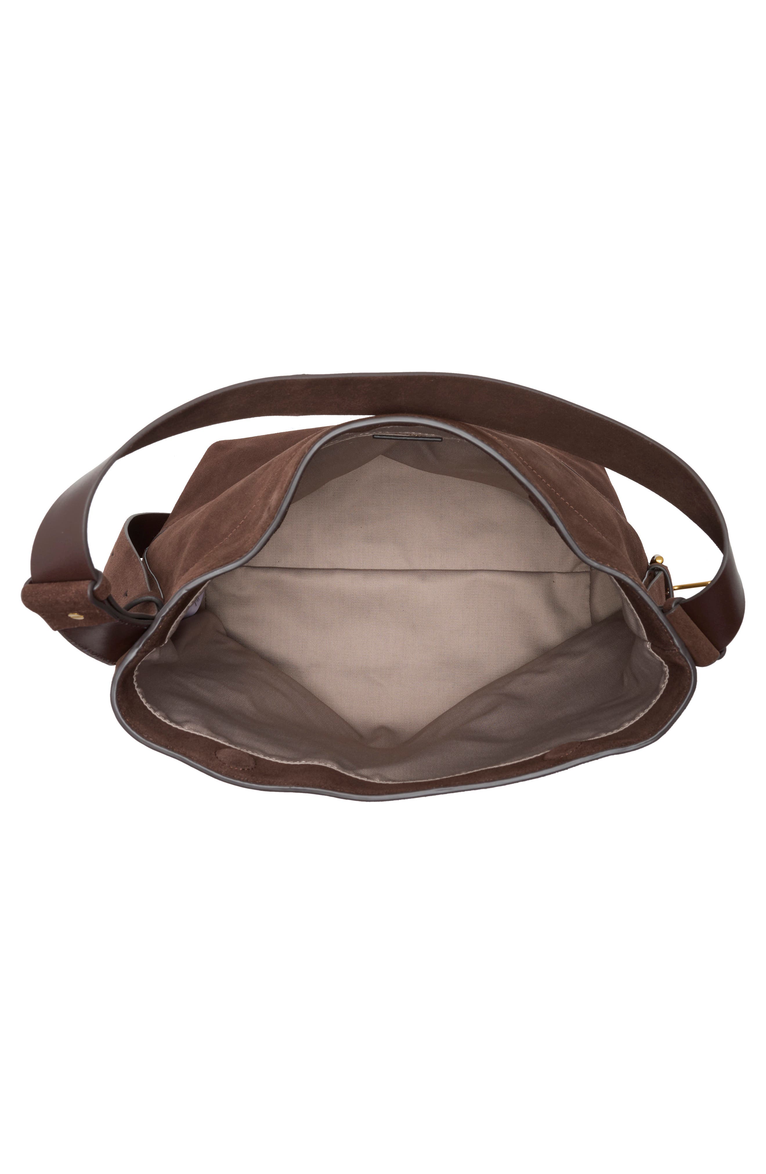 rag & bone Clinton Bucket Bag, Alternate, color, Chocolate