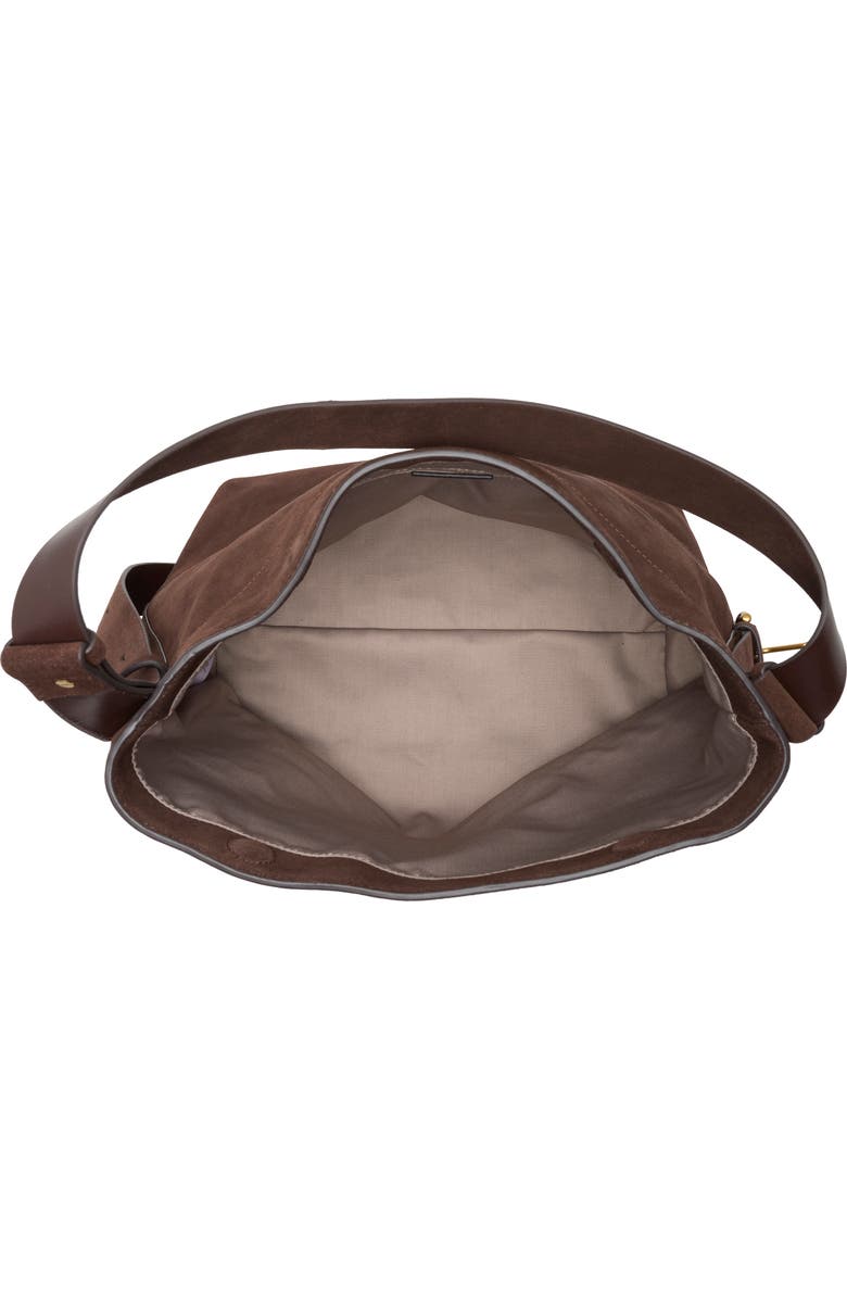 rag & bone Clinton Bucket Bag, Alternate, color, Chocolate