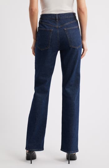 The Ruler High Waist Straight Leg Jeans
