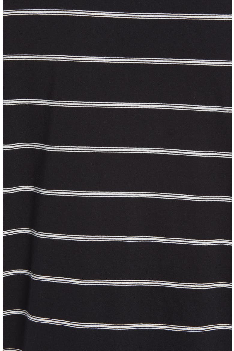 Louis Stripe T-Shirt, Alternate, color, BLACK
