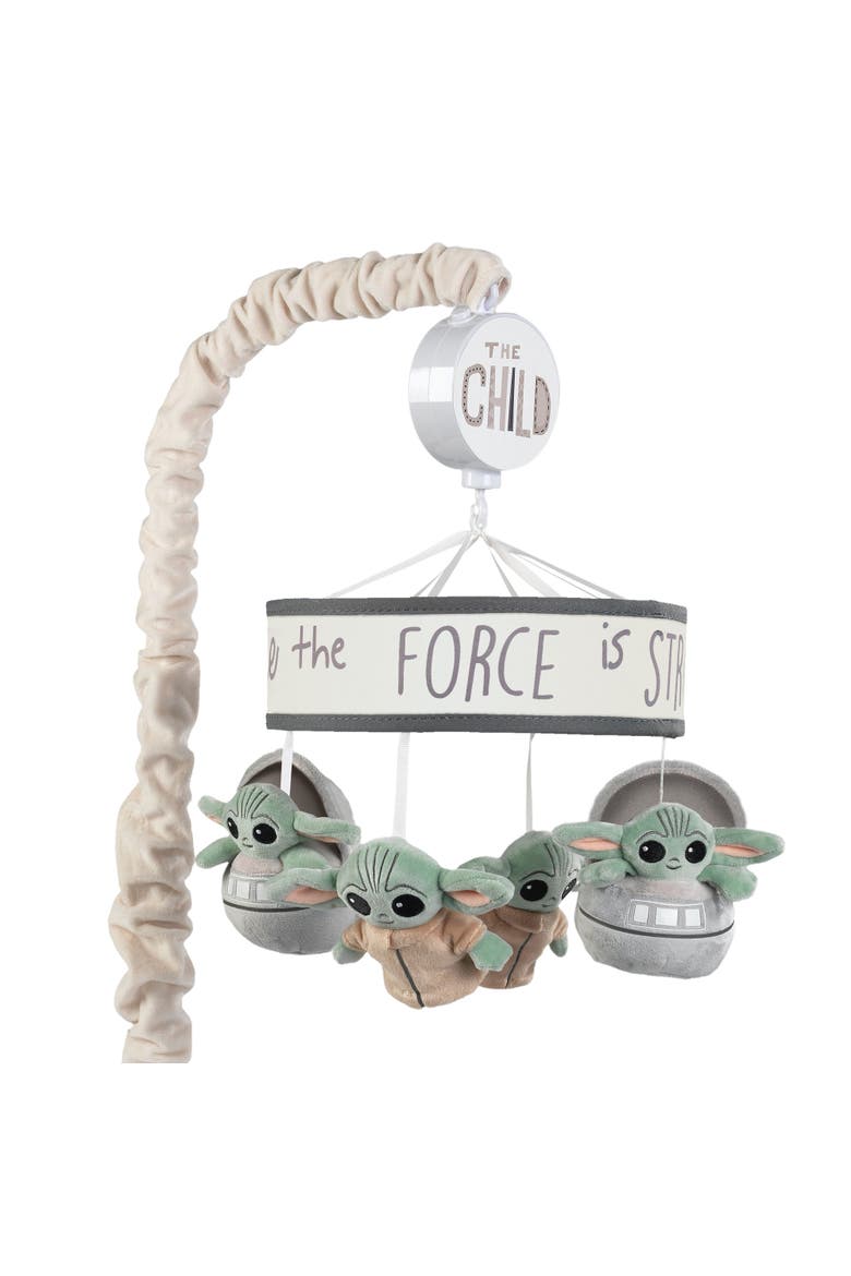 Star Wars The Child/Baby Yoda Musical Baby Crib Mobile Soother Toy, Main, color, Gray