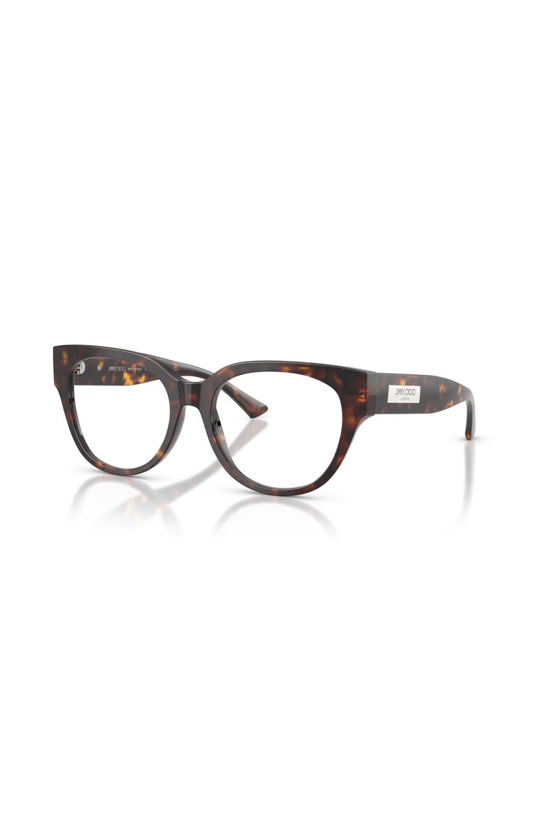 Jimmy Choo 53mm Phantos optical glasses, Main, color, Tortoise