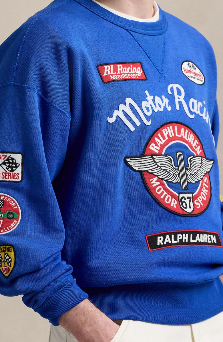 Polo Ralph Lauren Vintage Fit Appliqué Sweatshirt, Alternate, color,