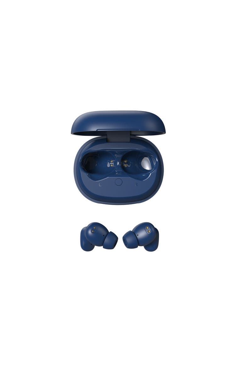 Power Earbuds Bluetooth 6.0, 55ms Latency, 5H Playback, 500mAh Case, ANC, USB-C Charging, Touch Controls, Voice Assistant, Alternate, color, Blue