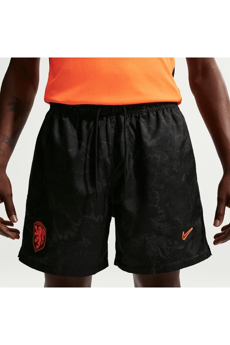 Men's Nike Black Netherlands National Team 2026 Club Flow Shorts, Alternate, color, Black