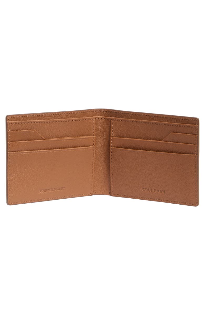 Cole Haan Leather Slim Bifold Wallet, Alternate, color, Tan