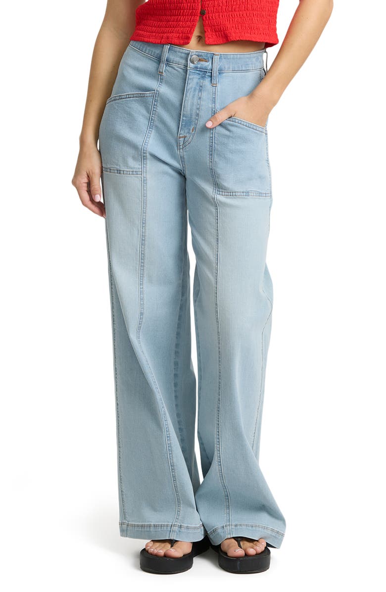 Billabong Rival Wide Leg Jeans, Main, color, Surf Spray