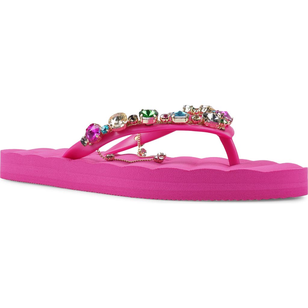 Zigi Quentin Flip Flop In Fuchsia