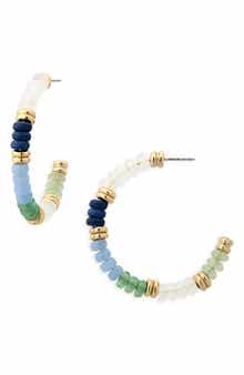 NORDSTROM RACK Beaded Hoop Earrings