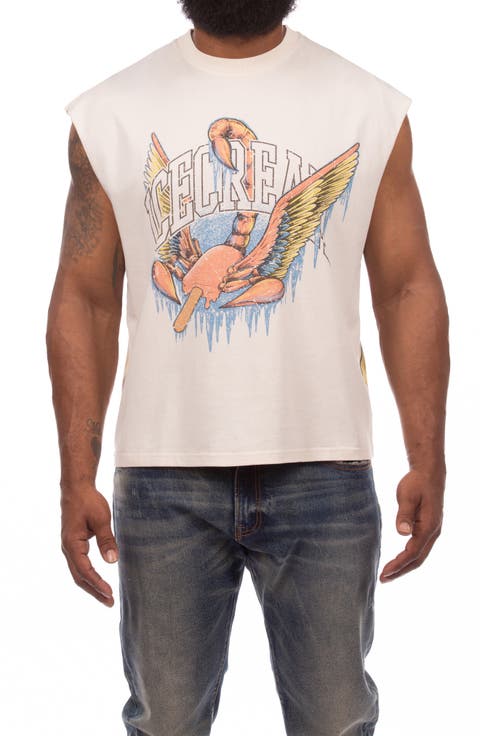 Scorpio Sleeveless Graphic T-Shirt