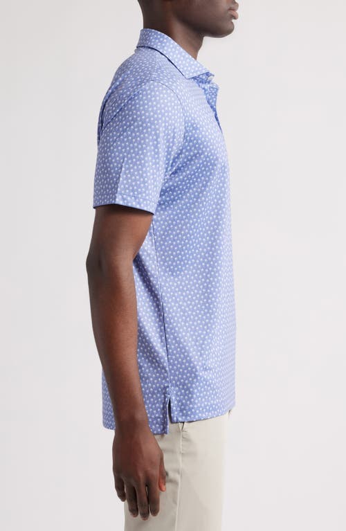 Johnnie-o Areca Palm Tree Print Prep-formance Golf Polo