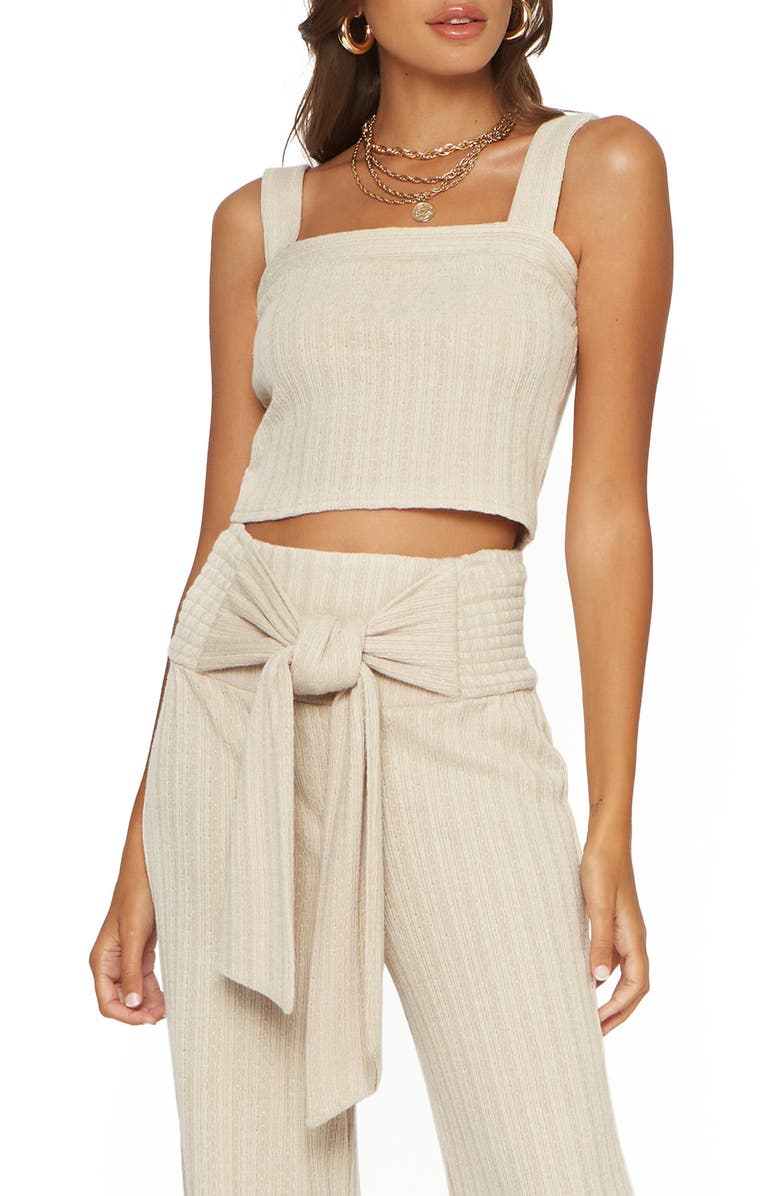 4SI3NNA 4S13NNA Everleigh Crop Camisole, Main, color, 