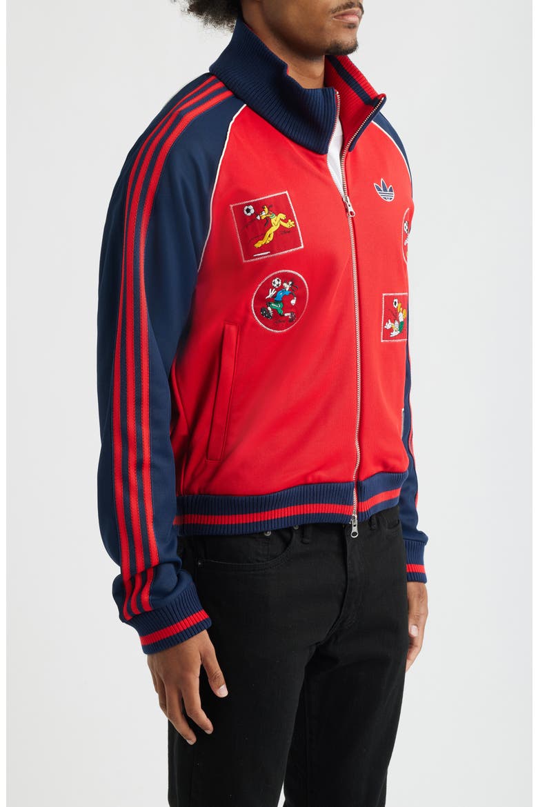 x Brain Dead Track Jacket, Alternate, color, BETTER SCARLET