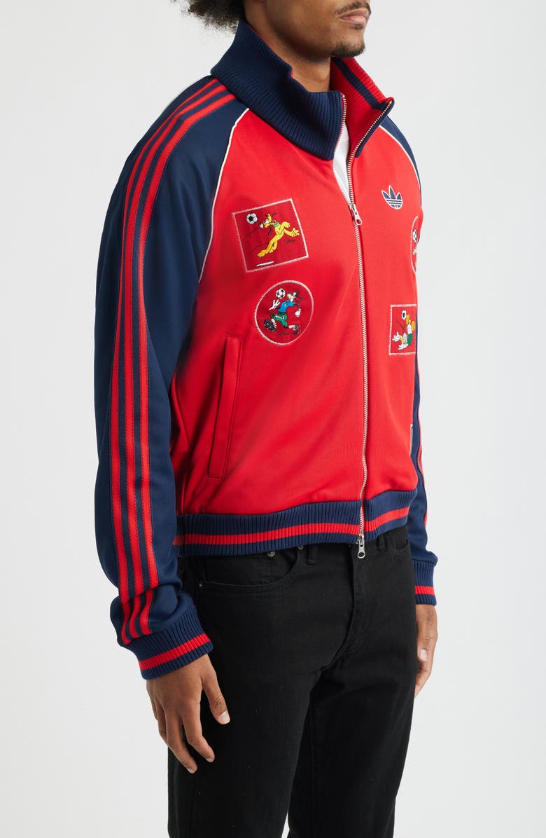 adidas Originals x Brain Dead Track Jacket, Alternate, color, Better Scarlet
