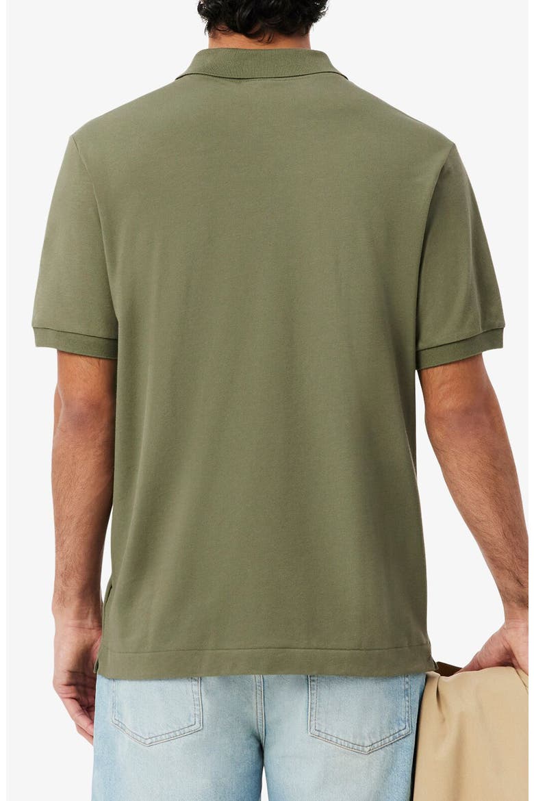 Essentials Classic Fit Cotton Blend Piqué Polo, Alternate, color, KHAKI