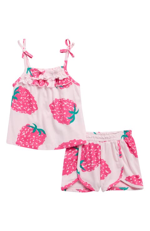 Fruit Print Tie Tank & Shorts Set (Baby)
