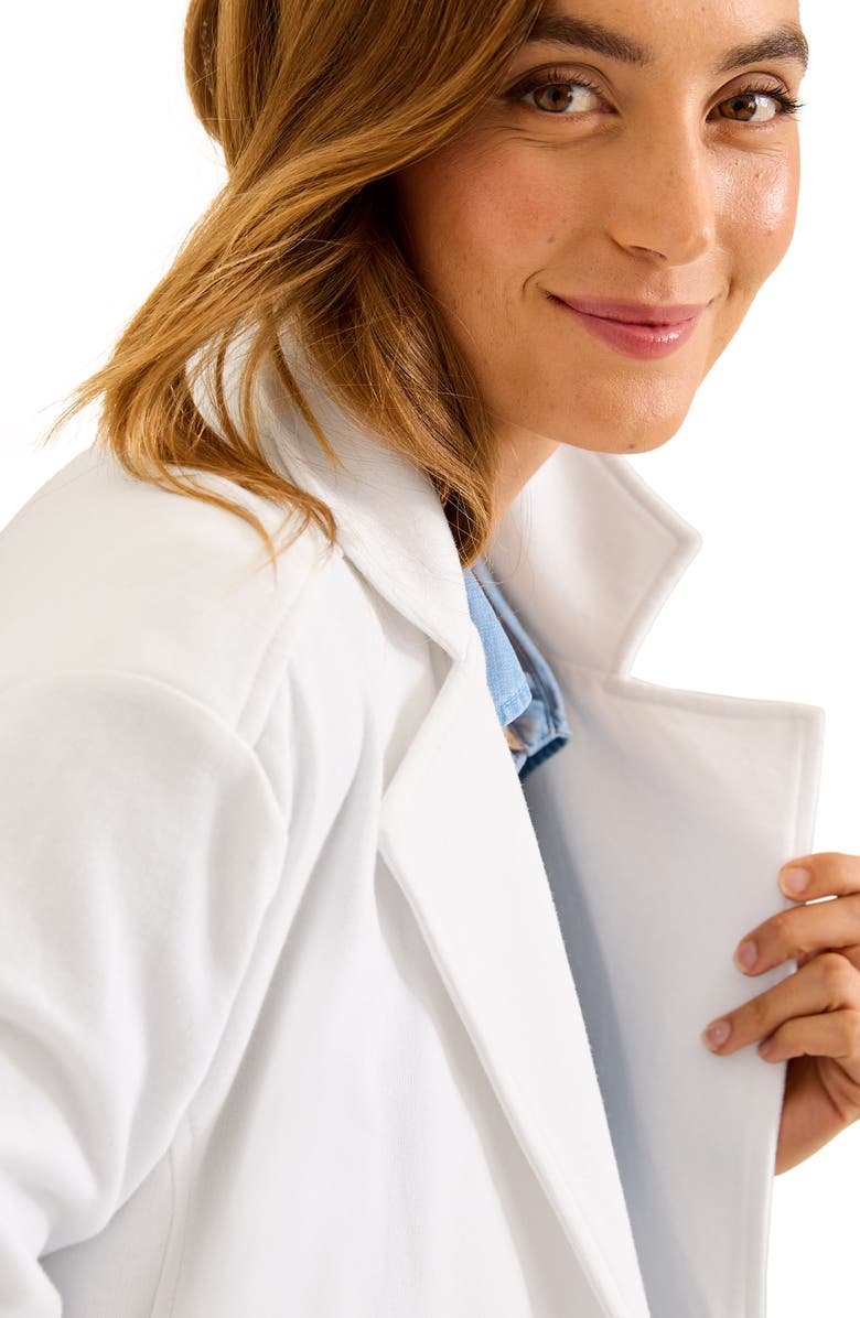 Tommy Bahama Marina del Mar Double Breasted Cotton Fleece Blazer, Alternate, color,