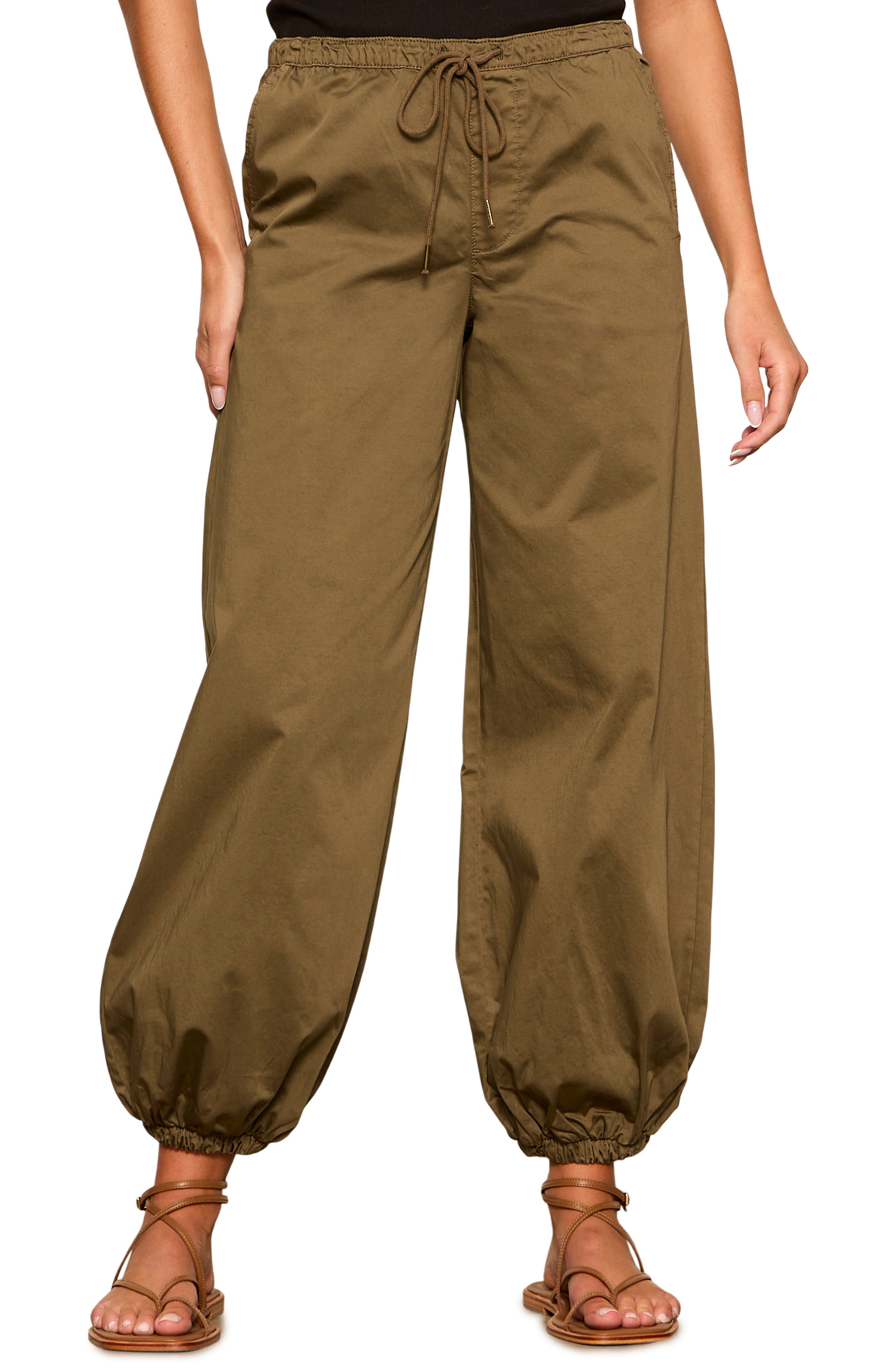 Float On Stretch Cotton Balloon Pants - image 3