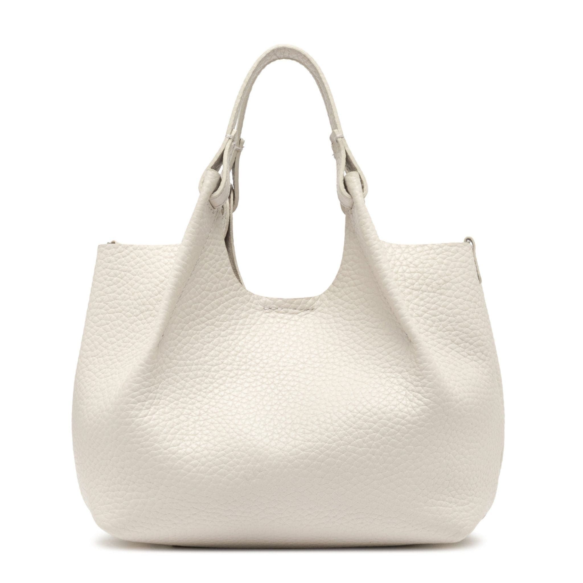 Dua Leather Hobo Shoulder Bag, Alternate, color, off-white
