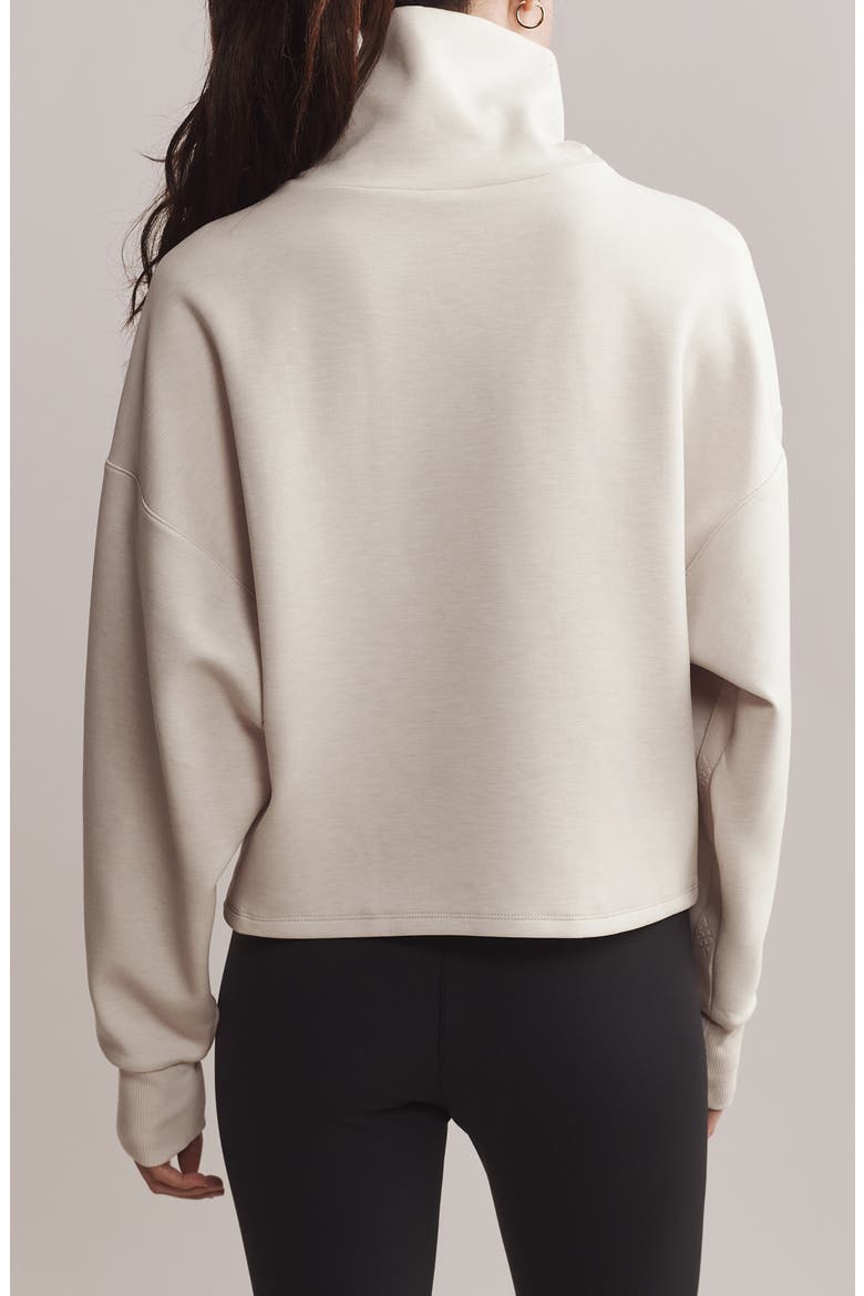 DreamGlow Mock Neck Top, Alternate, color, SAND