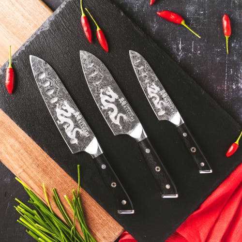 Cuisine::pro ® Kiyoshi Santoku Knife 5" In Black