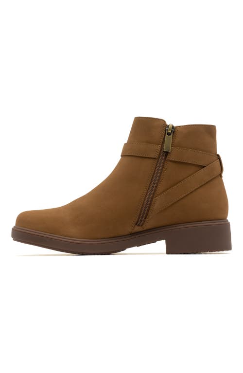 Abeo Compass Buckle In Tan Nubuck - Metatarsal