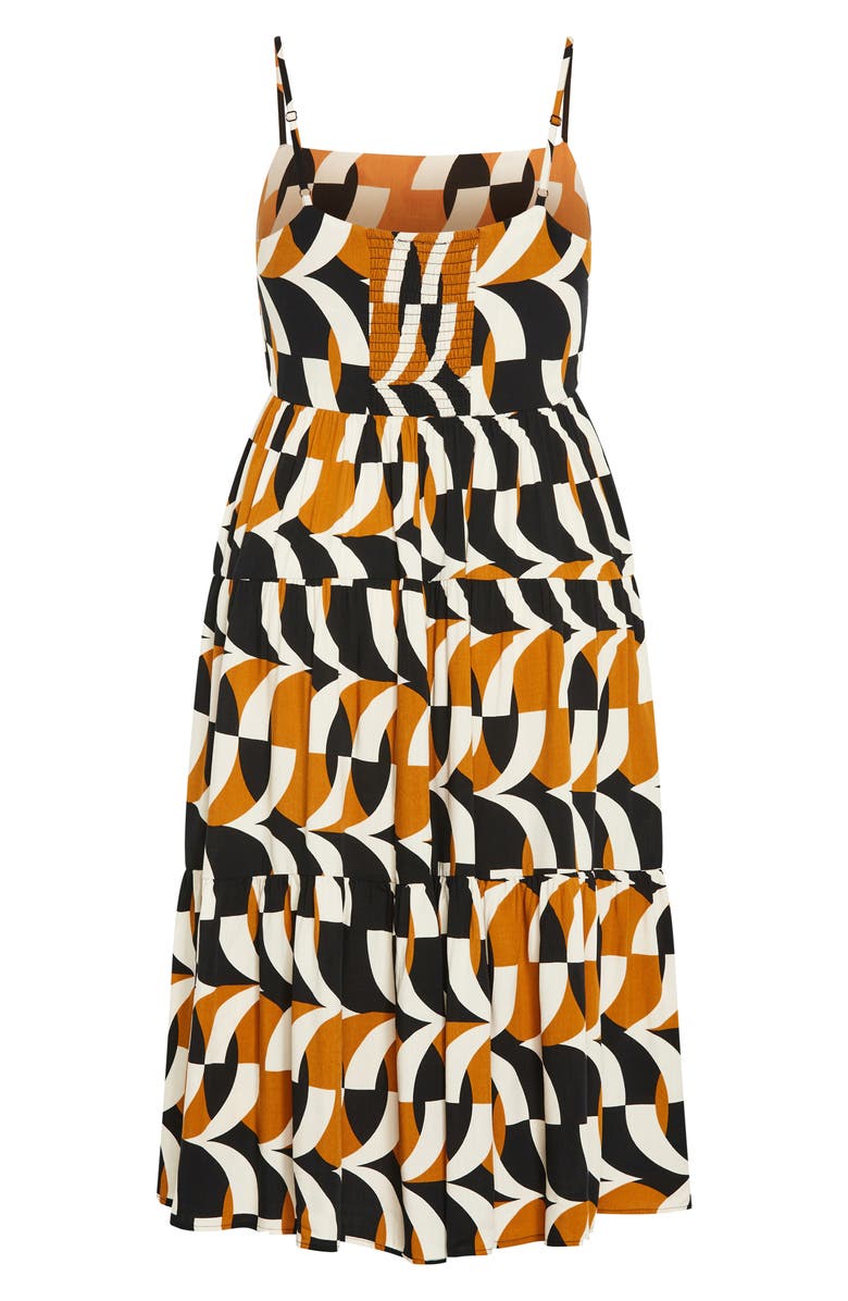 City Chic Mystic Midi Sundress, Alternate, color,