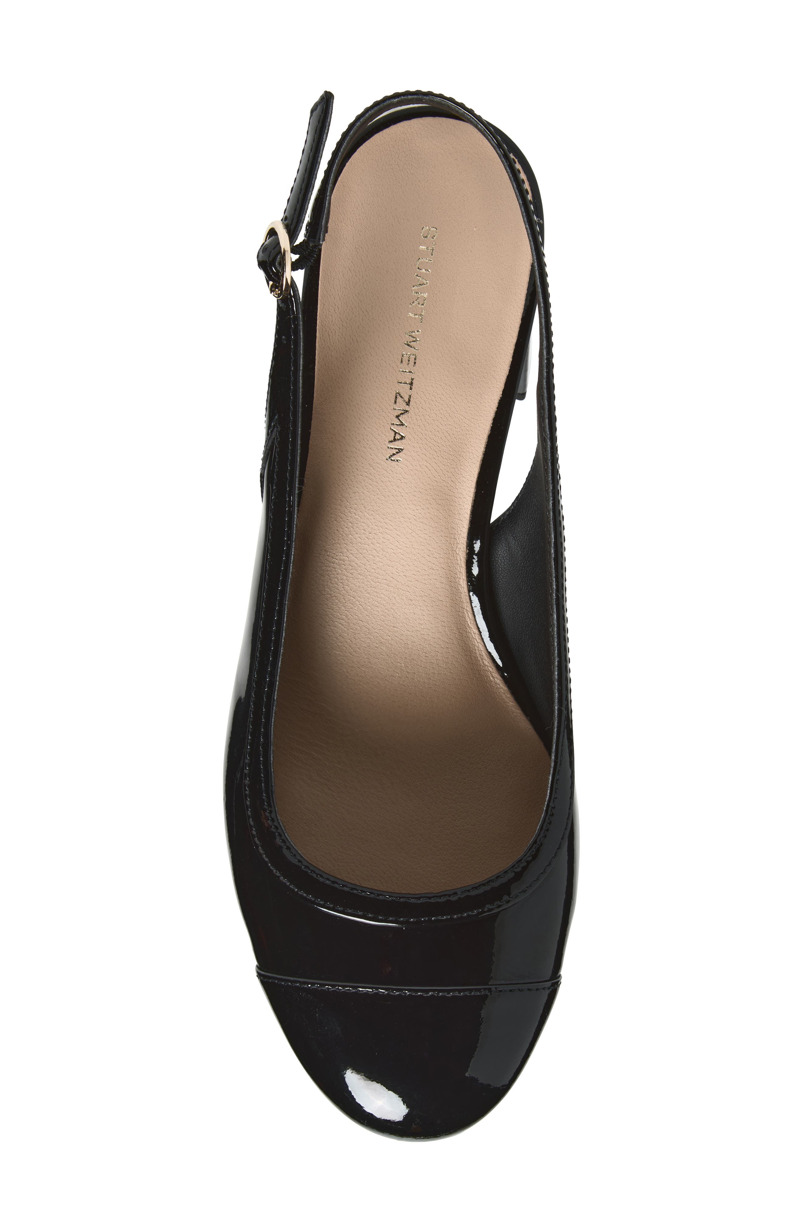 Stuart Weitzman Celina 60 Slingback Pump, Alternate, color, Black