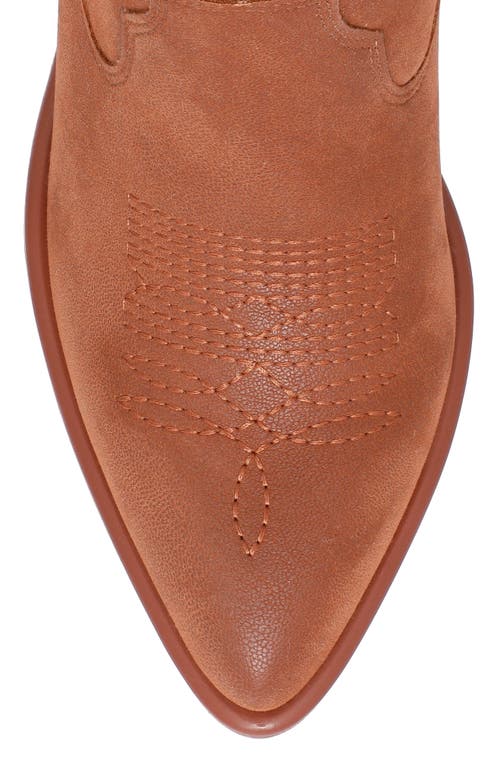Mia Kolt Western Knee High Boot In Cognac