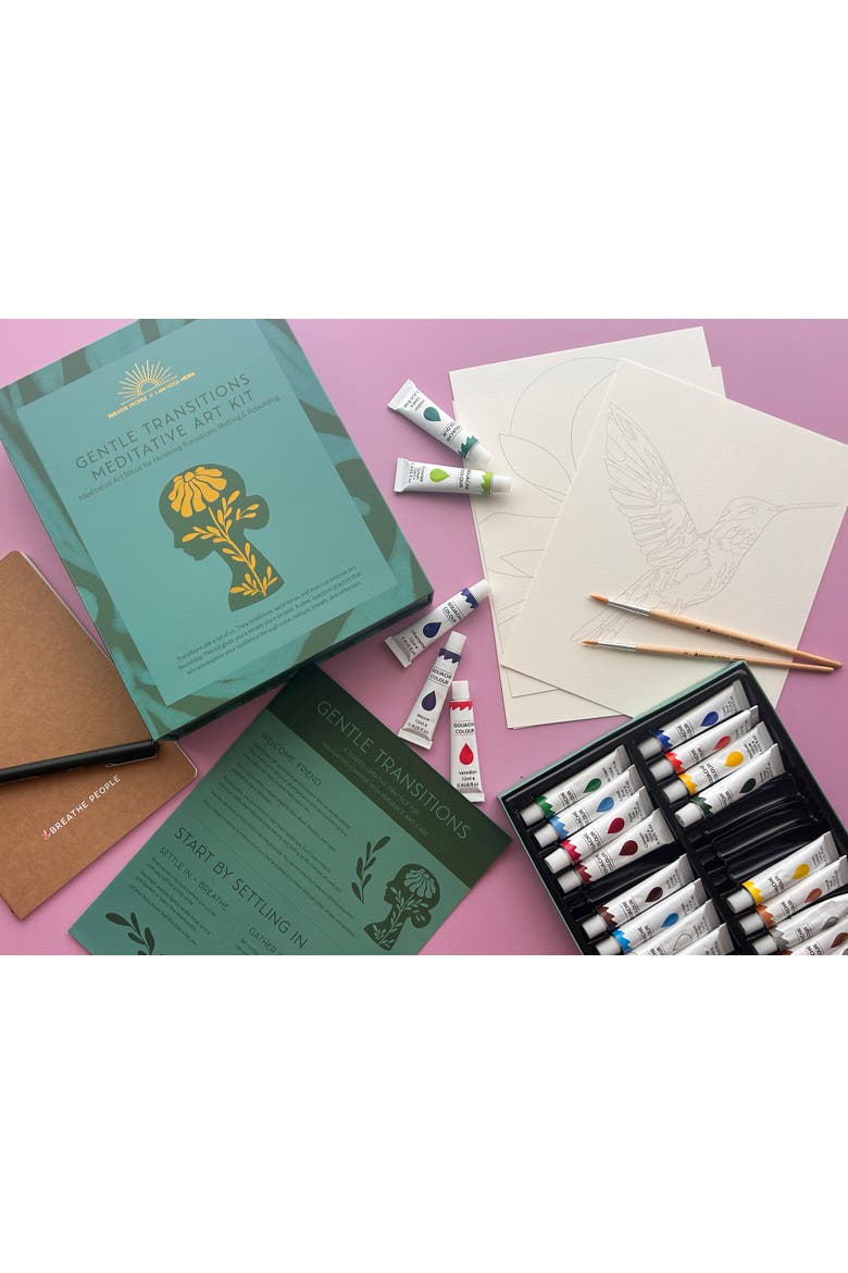 Transitions Meditative Art Kit, Alternate, color, Teal
