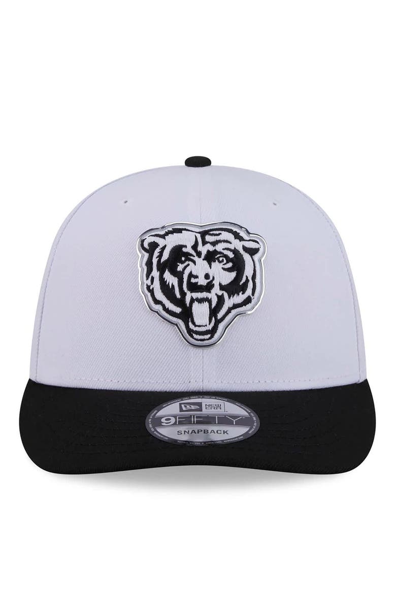 New Era Men's New Era  White/Black Chicago Bears 2026 NFL Draft Pre-Curved 9FIFTY Snapback Hat, Alternate, color, White