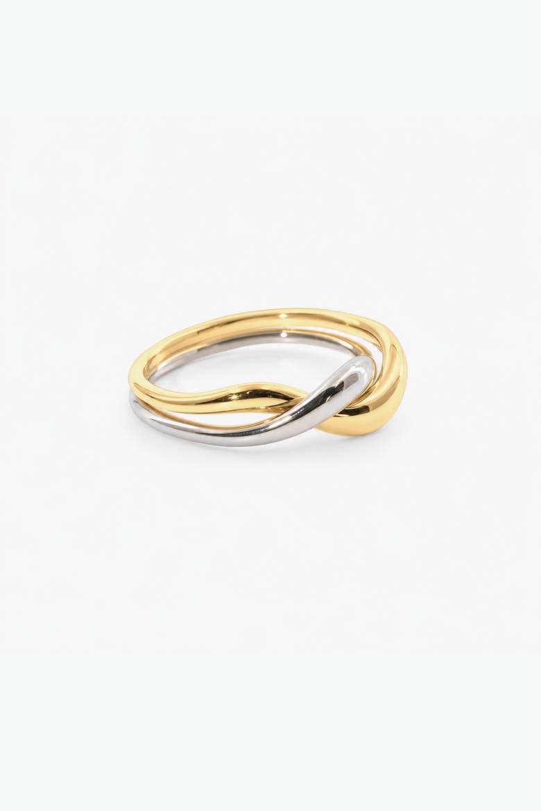 Love Wave Ring, Main, color, Gold-Silver