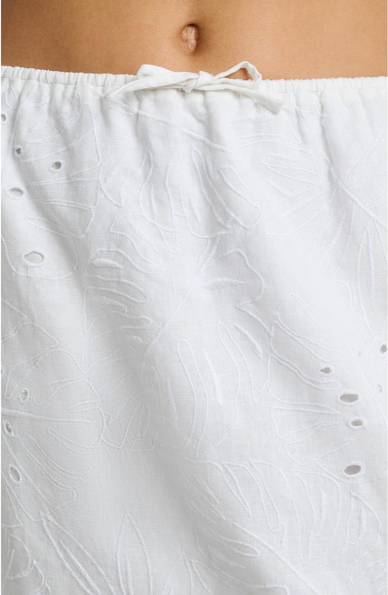 Onia Air Linen Midi Skirt, Alternate, color, 