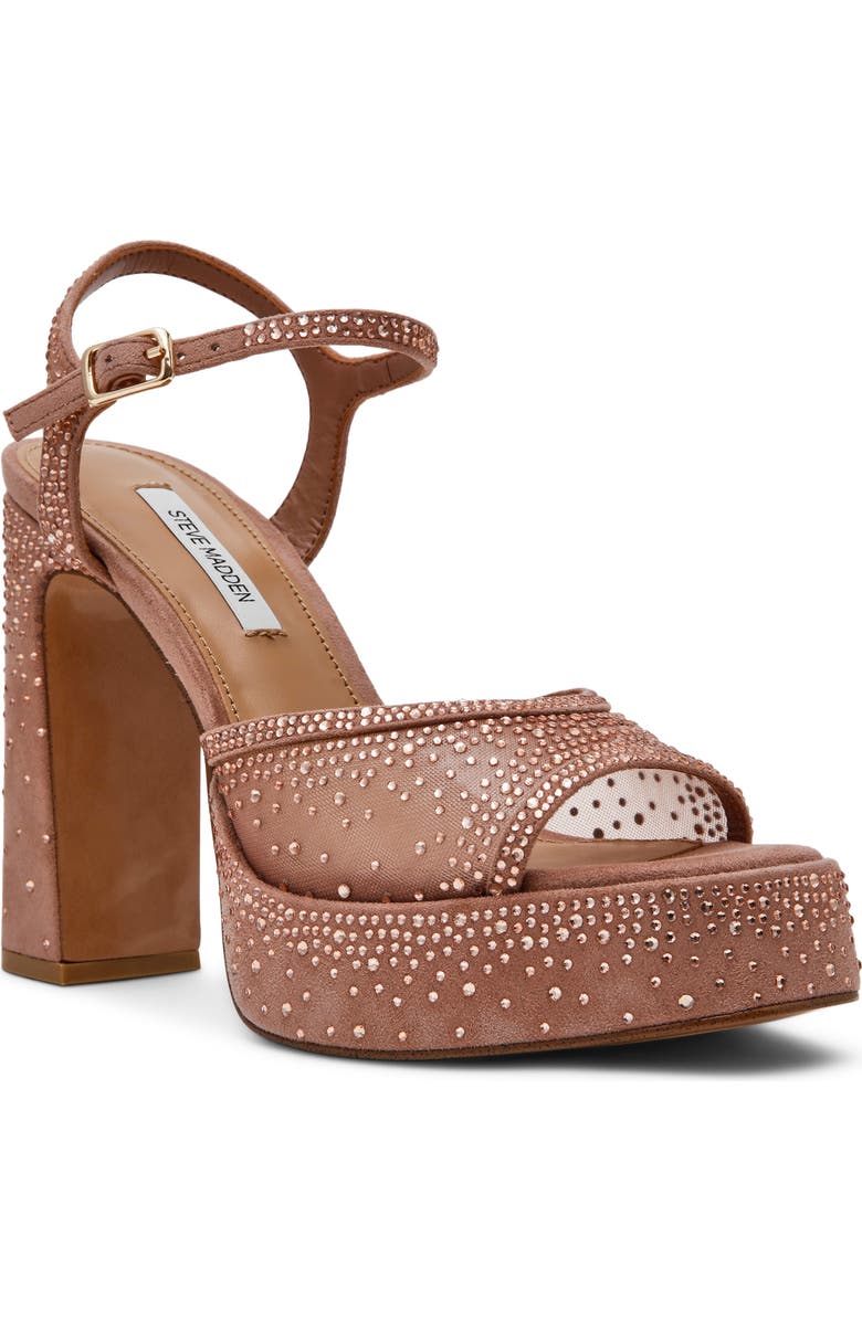 Steve Madden Liandra Ankle Strap Platform Sandal, Main, color,