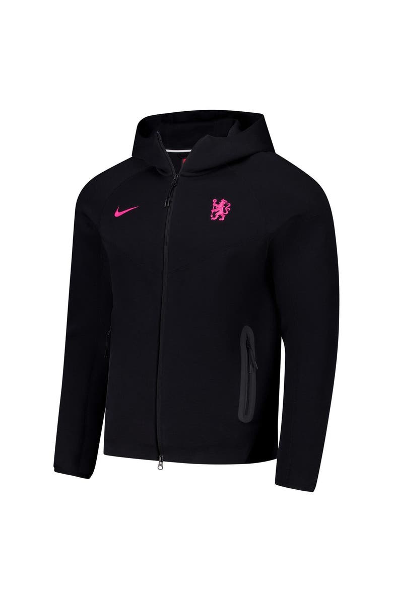 Nike Men's Nike Black Chelsea Third Tech Fleece Windrunner Full-Zip Hoodie Jacket, Alternate, color,