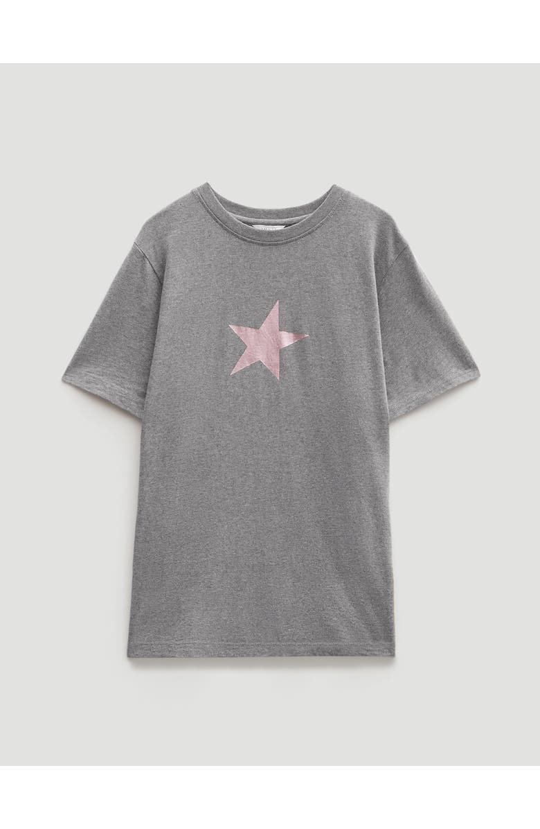 Hush Graphic Short Sleeve T-Shirt, Alternate, color, Grey Marl