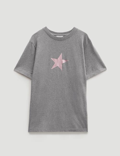 Hush Graphic Short Sleeve T-shirt In Gray