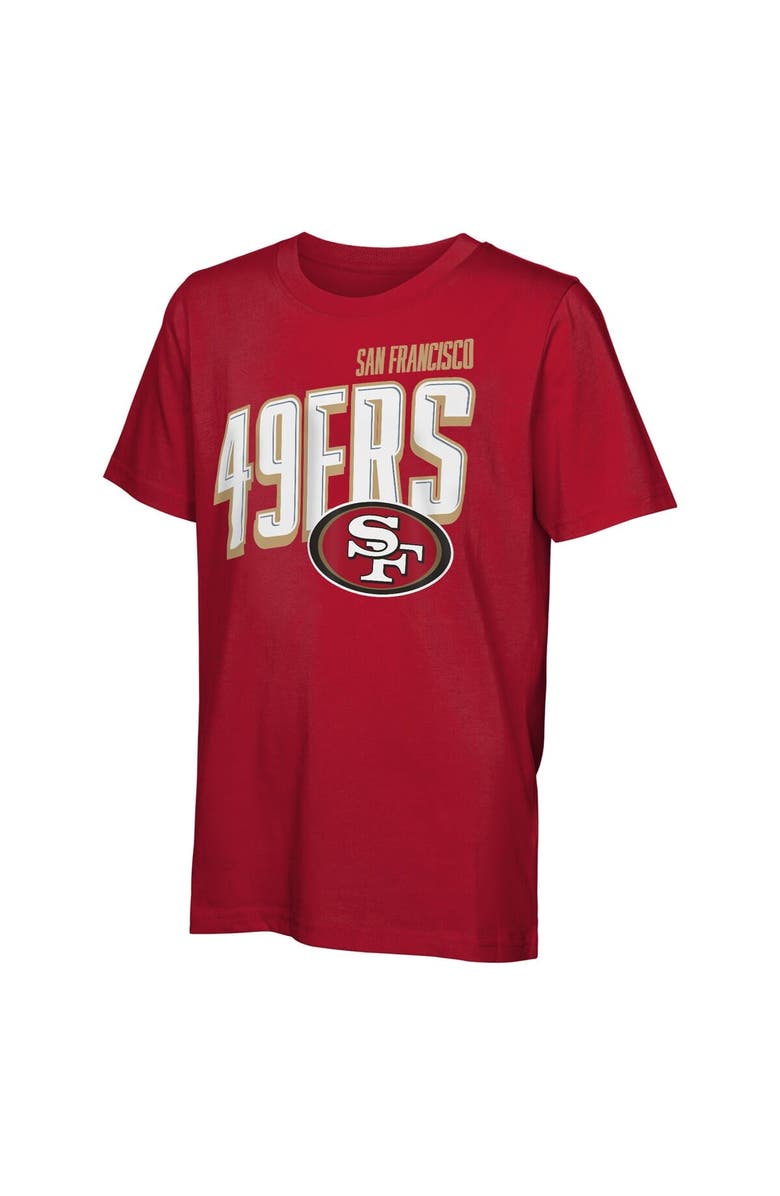 Outerstuff Youth Outerstuff San Francisco 49ers The Mix Combo T-Shirt Set, Alternate, color, Scarlet