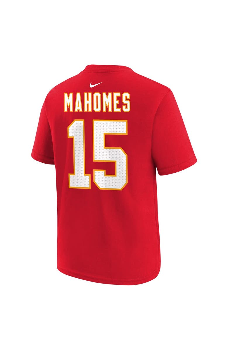 Nike Youth Nike Patrick Mahomes Red Kansas City Chiefs Super Bowl LVIII Player Name & Number T-Shirt, Alternate, color, 