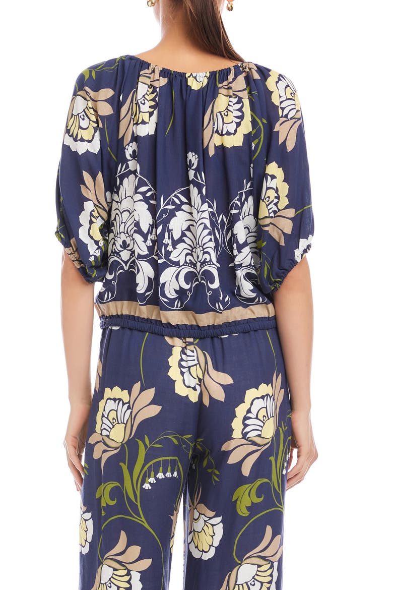 Kasey Peasant Top, Alternate, color, PRINT
