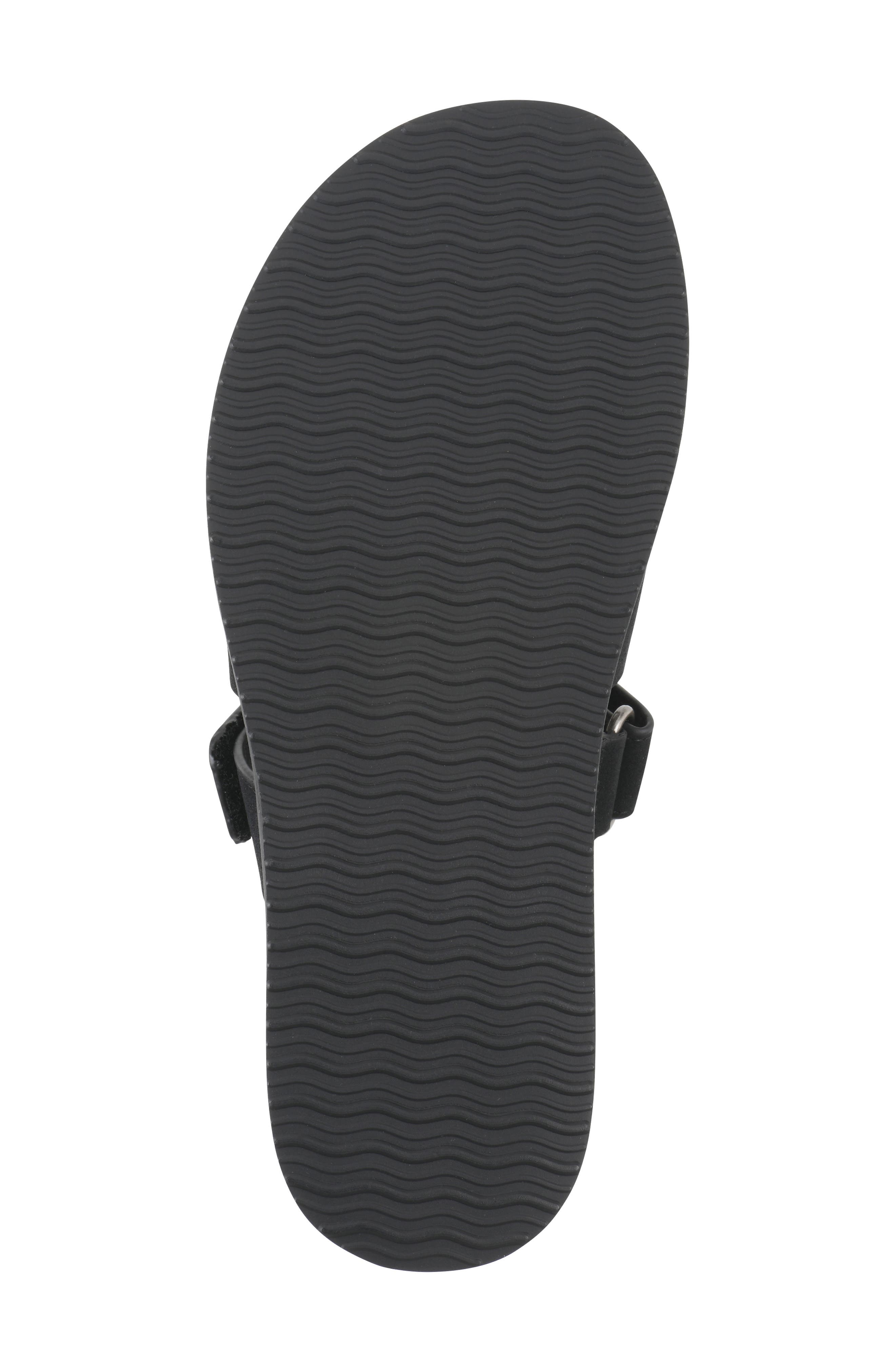 White Mountain Footwear Mazi Slide Sandal, Alternate, color, Black/ Smooth