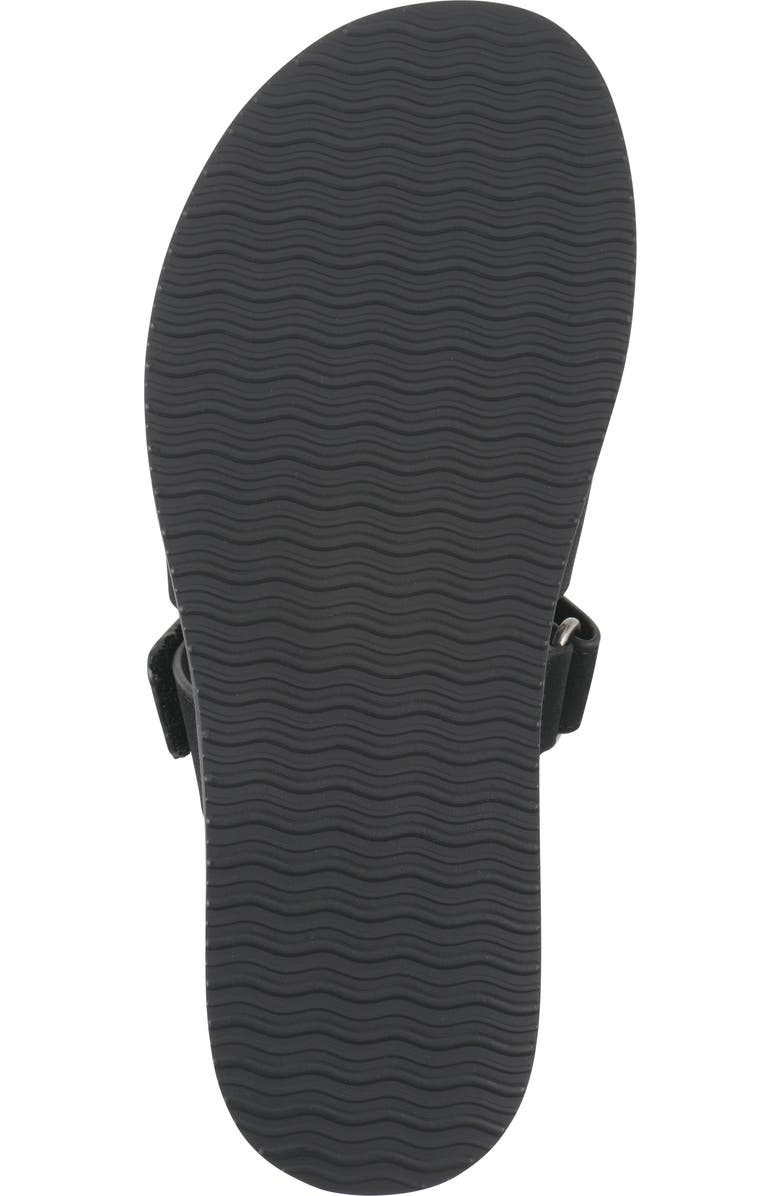 White Mountain Footwear Mazi Slide Sandal, Alternate, color, Black/ Smooth