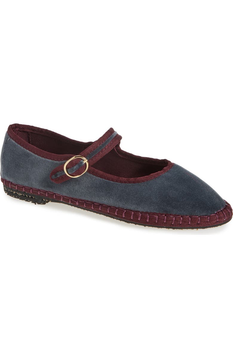 Flabelus Georgina Mary Jane Flat, Main, color, Gray