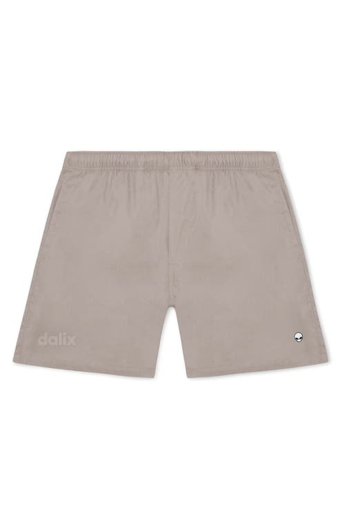 Dalix Mens Lil Alien Midweight Beach Short In Gray
