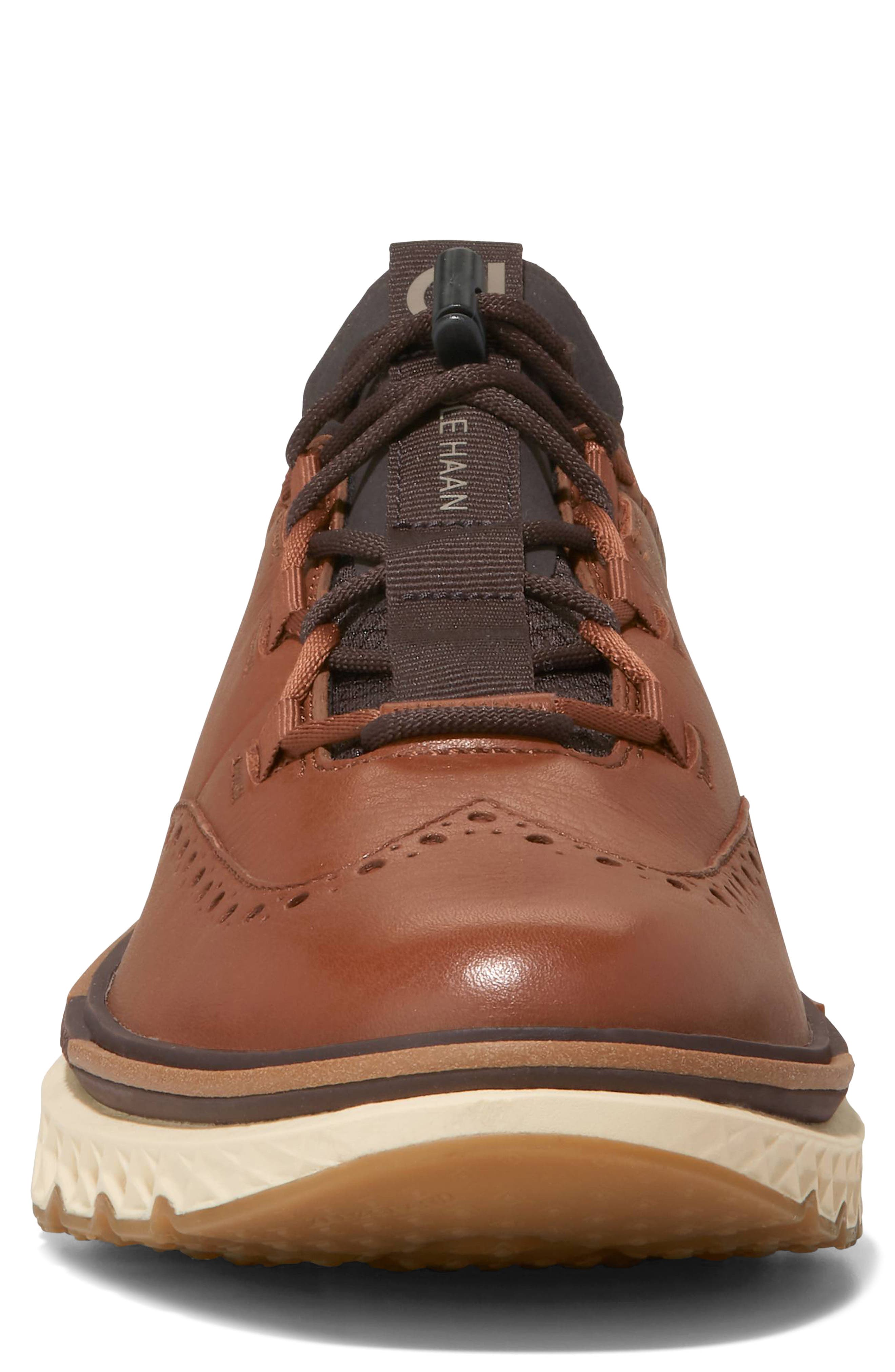 Cole Haan Zerogrand Wingtip Oxford, Alternate, color, Dark Sequoia/ Alabaster