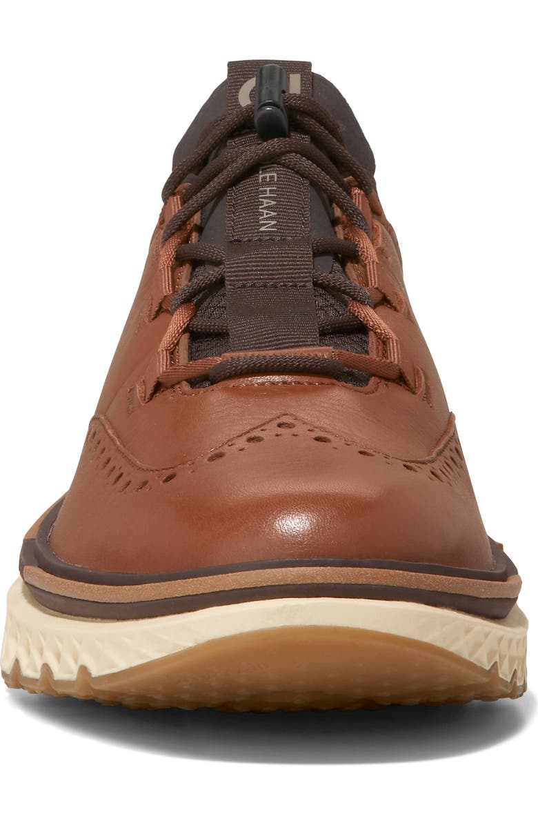 Cole Haan Zerogrand Wingtip Oxford, Alternate, color, Dark Sequoia/ Alabaster